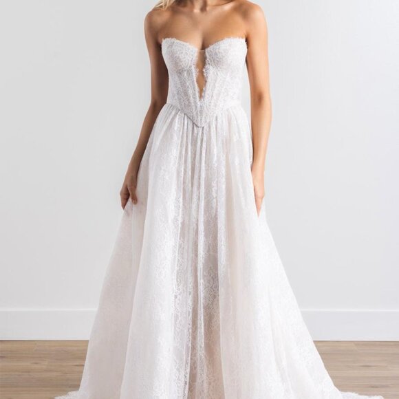 Wtoo By Watters Charlotte Wedding Dress Never Worn/Unaltered - Picture 5 of 5